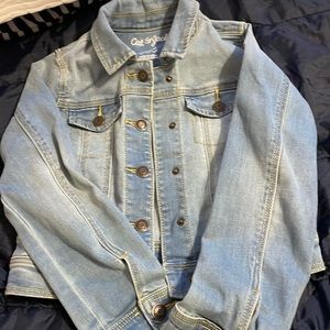 Girl’s Jean Jacket Denim Blue Cat & Jack Sz S (6/6X).